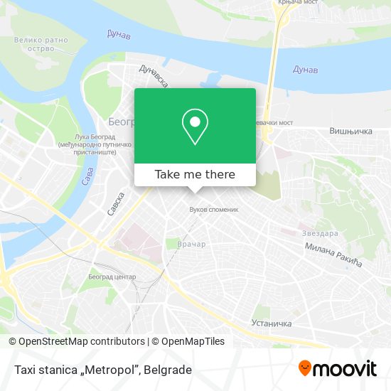 Taxi stanica „Metropol” map
