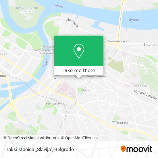 Taksi stanica „Slavija” map