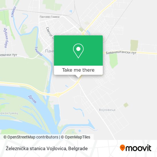 Železnička stanica Vojlovica map