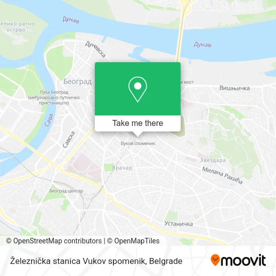 Železnička stanica Vukov spomenik map