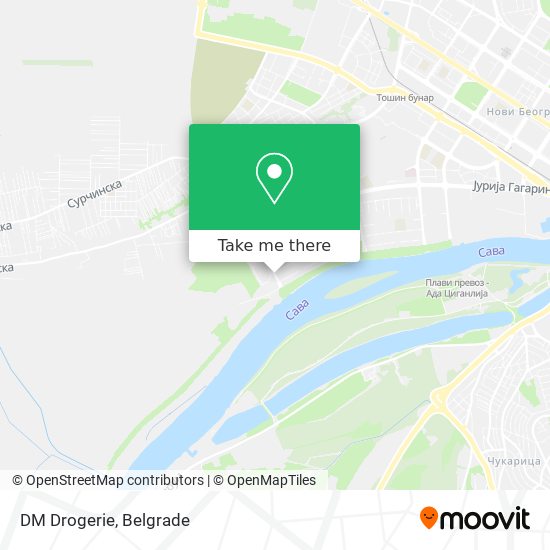 DM Drogerie map