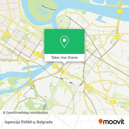 Agencija SVAM-a map