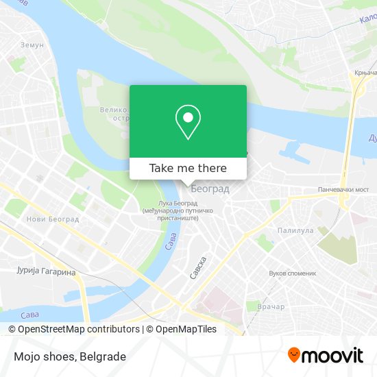 Mojo shoes map