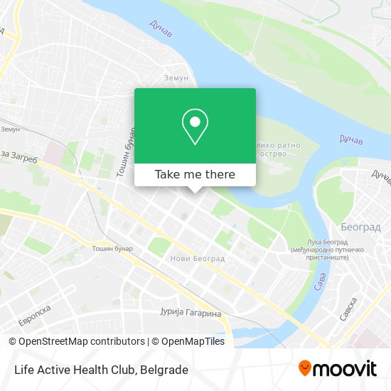 Life Active Health Club map