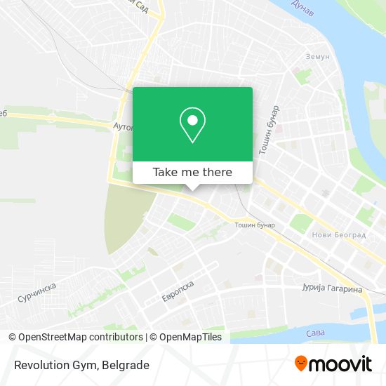 Revolution Gym map