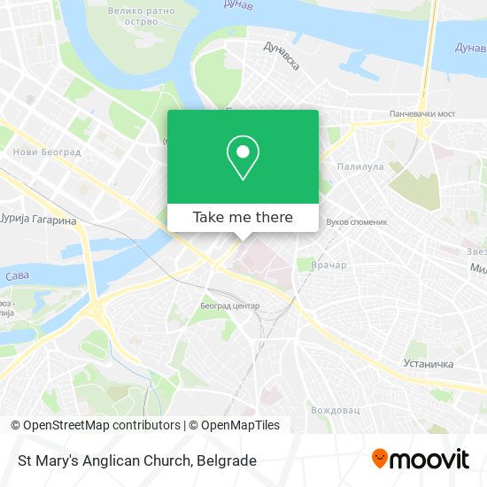 St Mary's Anglican Church map