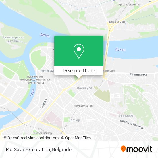 Rio Sava Exploration map