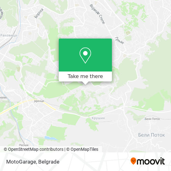 MotoGarage map