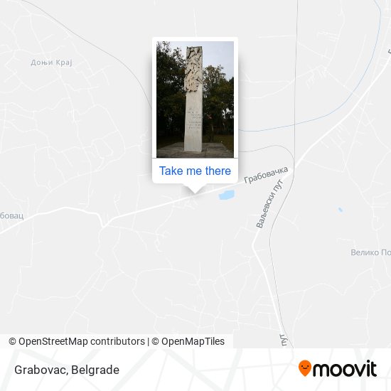 Grabovac map