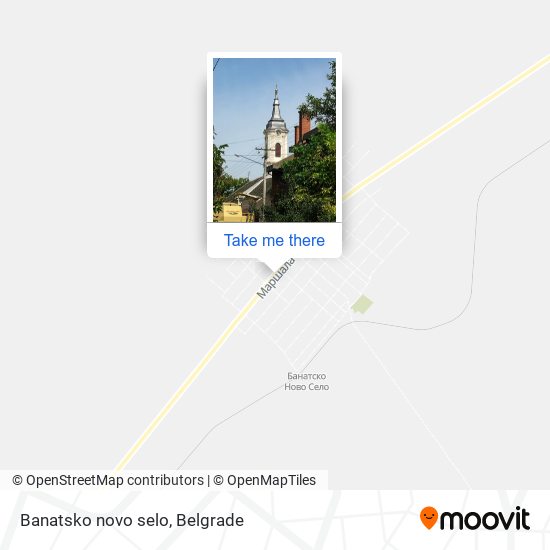 Banatsko novo selo map