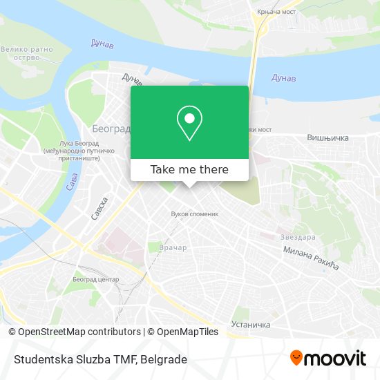 Studentska Sluzba TMF map