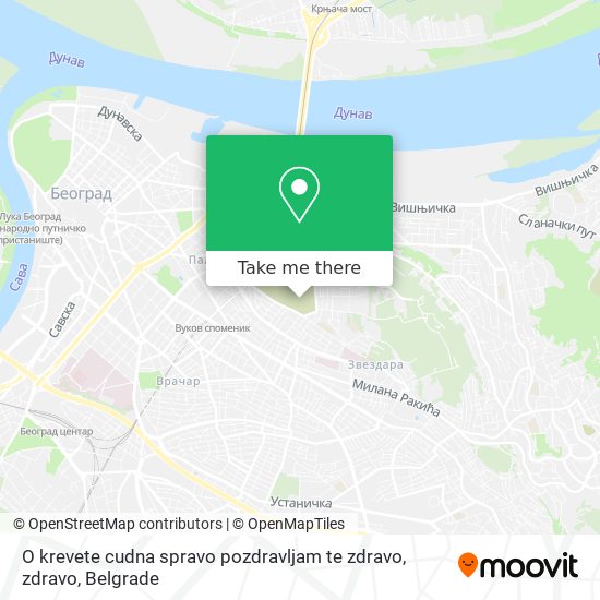 O krevete cudna spravo pozdravljam te zdravo, zdravo map