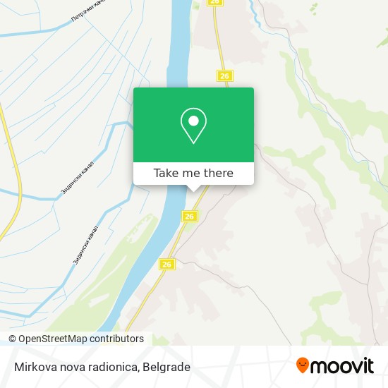 Mirkova nova radionica map