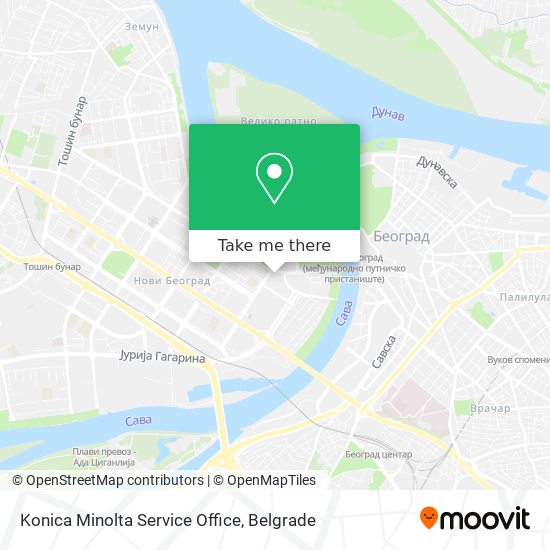 Konica Minolta Service Office map