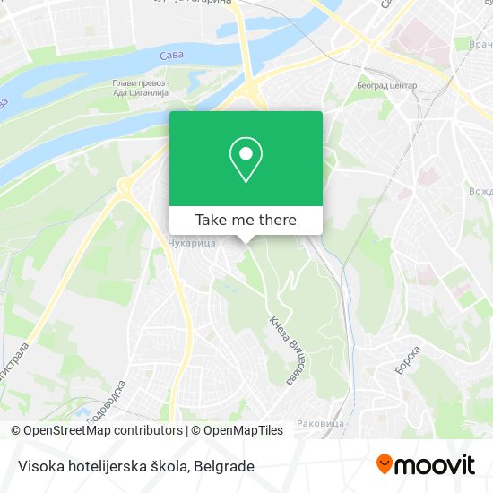 Visoka hotelijerska škola map