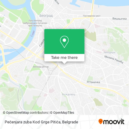 Pečenjara zuba Kod Grge Pitića map