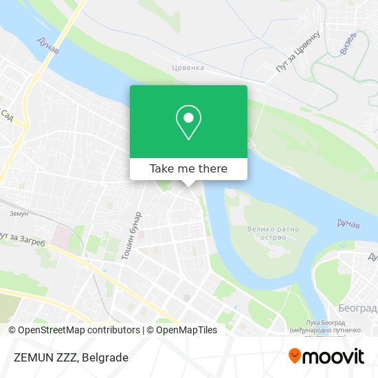 ZEMUN ZZZ map