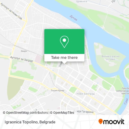 Igraonica Topolino map