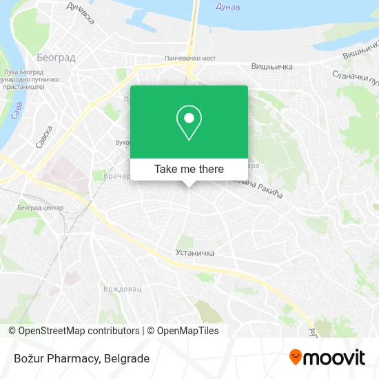 Božur Pharmacy map