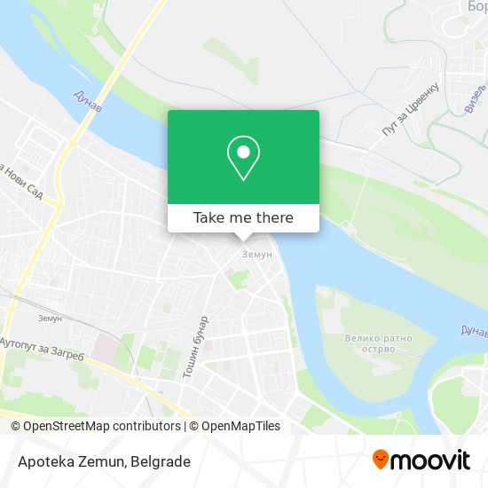 Apoteka Zemun map