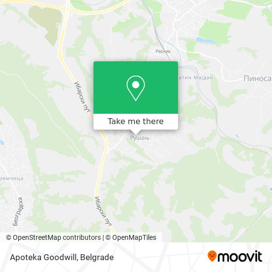 Apoteka Goodwill map