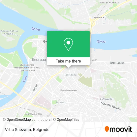 Vrtic Snezana map