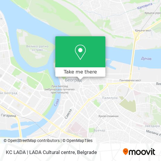 KC LADA | LADA Cultural centre map