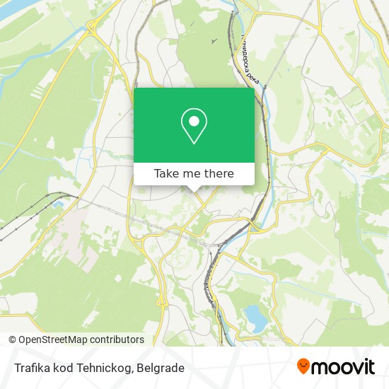 Trafika kod Tehnickog map