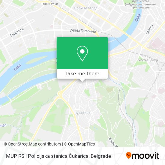 MUP RS | Policijska stanica Čukarica map