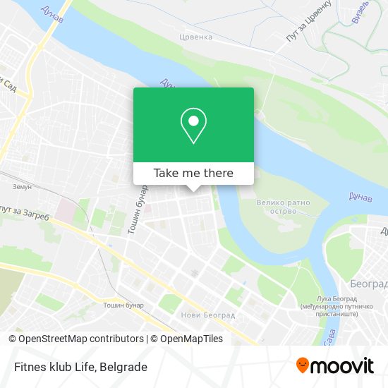 Fitnes klub Life map