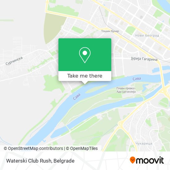 Waterski Club Rush map