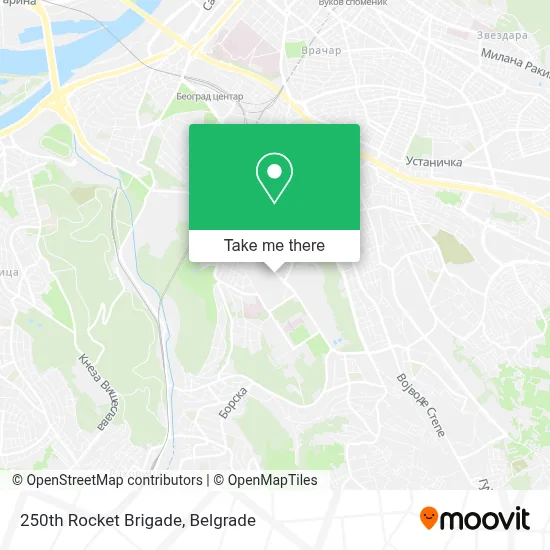 250th Rocket Brigade map