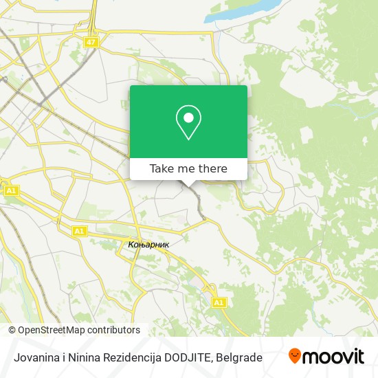 Jovanina i Ninina Rezidencija DODJITE map