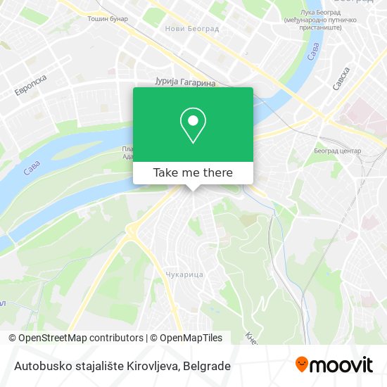 Autobusko stajalište Kirovljeva map