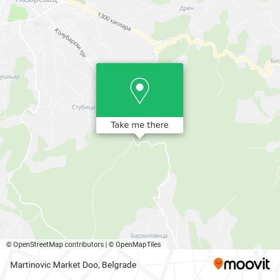 Martinovic Market Doo map