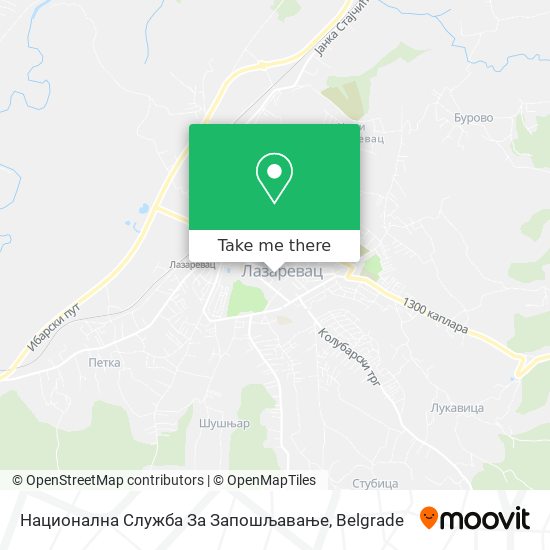 Национална Служба За Запошљавање map