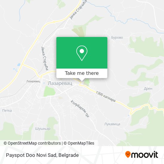 Payspot Doo Novi Sad map