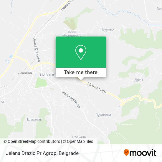Jelena Drazic Pr Agrop map
