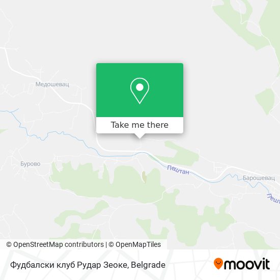 Фудбалски клуб Рудар Зеоке map