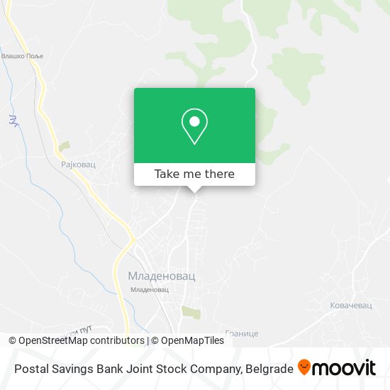 Postal Savings Bank Joint Stock Company map