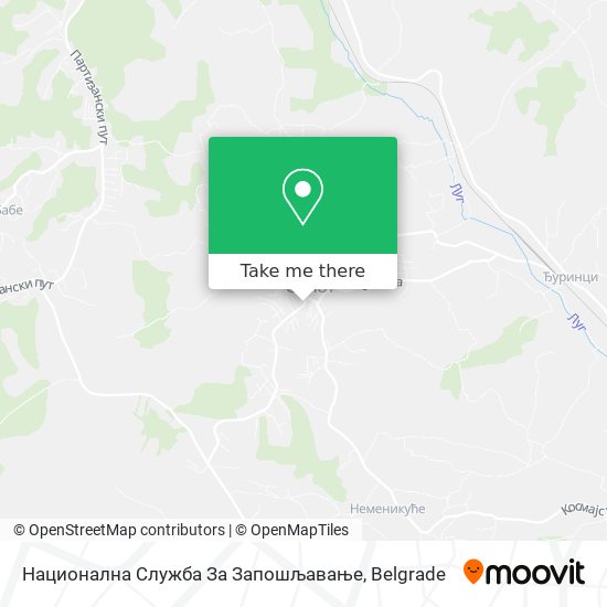 Национална Служба За Запошљавање map