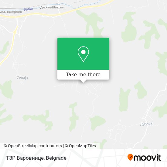 ТЗР Варовнице map