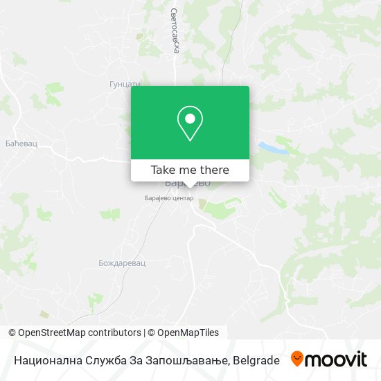 Национална Служба За Запошљавање map