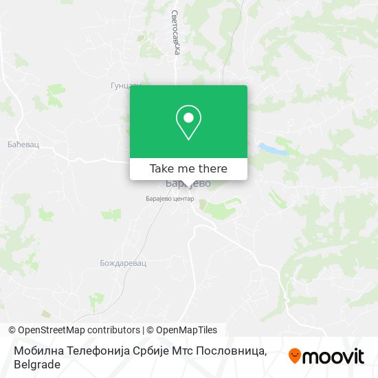 Мобилна Телефонија Србије Мтс Пословница map