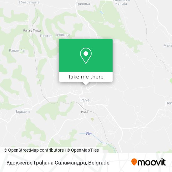 Удружење Грађана Саламандра map