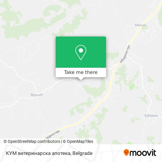 КУМ ветеринарска апотека map