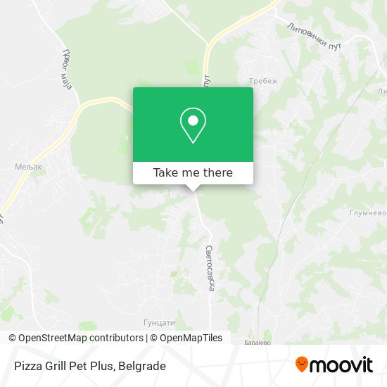 Pizza Grill Pet Plus map