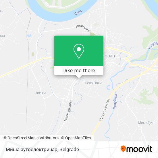 Миша аутоелектричар map