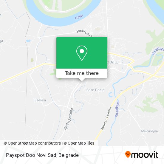 Payspot Doo Novi Sad map