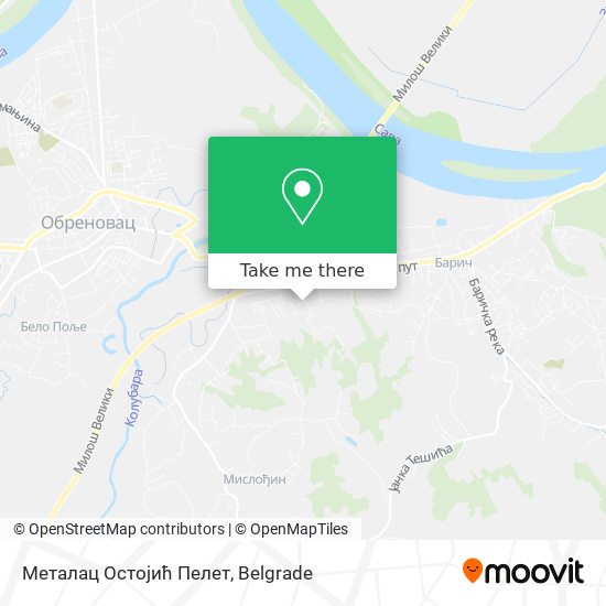 Металац Остојић Пелет map